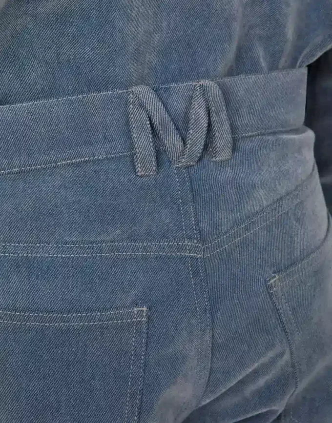Pantalones vaqueros flocados Pantalones vaqueros flocados