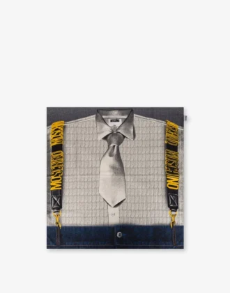Pañuelo de sarga de seda estampado
