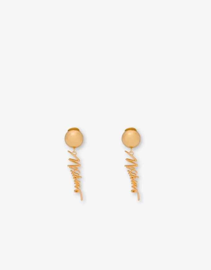 Pendientes de clip metálicos