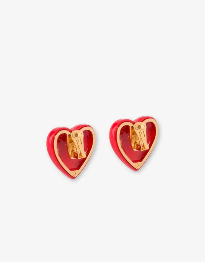 Pendientes de clip metálicos