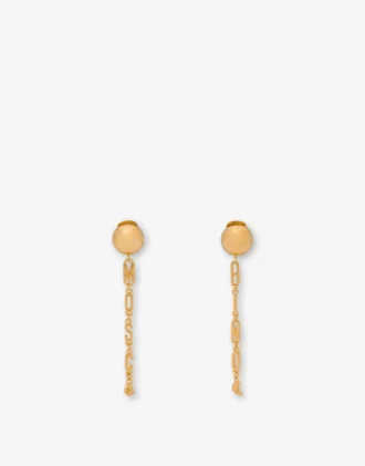 Pendientes largos de metal