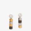 Pendientes largos de metal