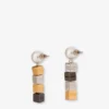Pendientes largos de metal