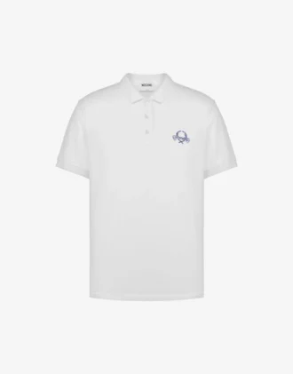 Polo de piqué de algodón Laurel Crown