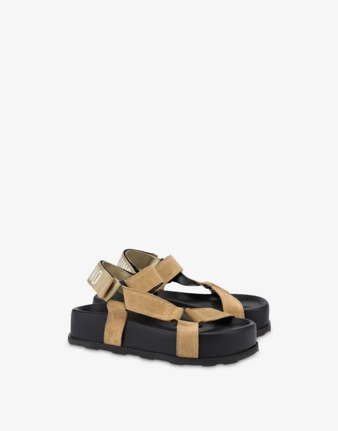 Sandalias de ante