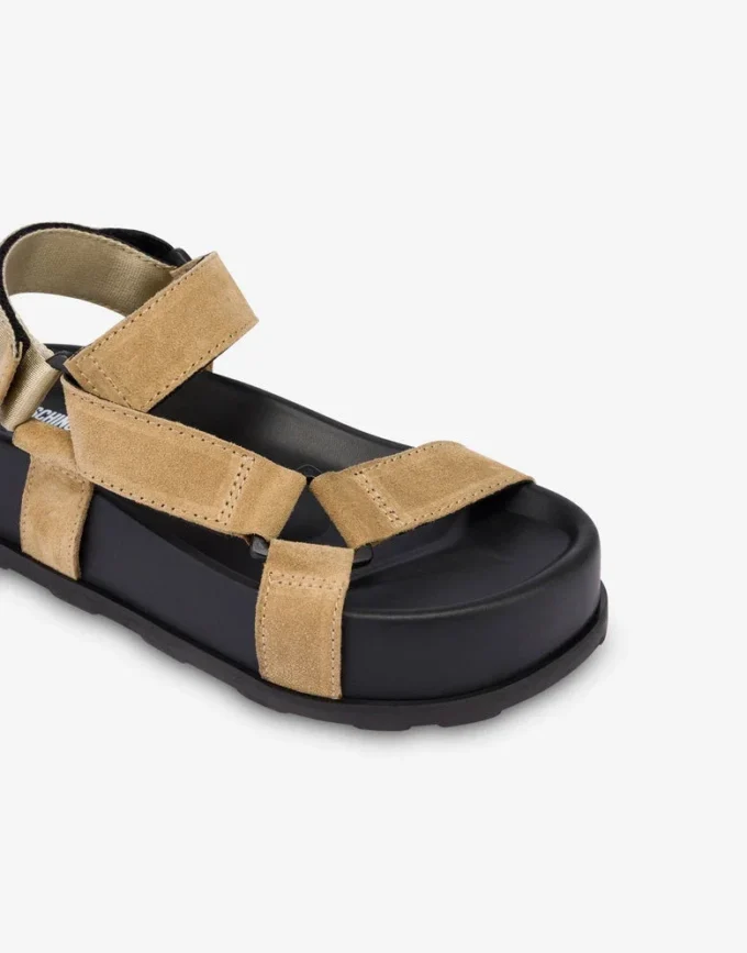 Sandalias de ante