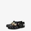 Sandalias de goma con logotipo Lettering