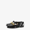 Sandalias de goma con logotipo Lettering