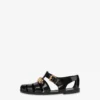 Sandalias de goma con logotipo Lettering