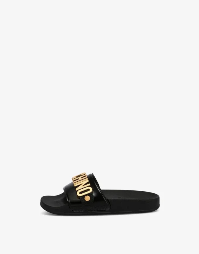 Sandalias de PVC con logotipo Lettering