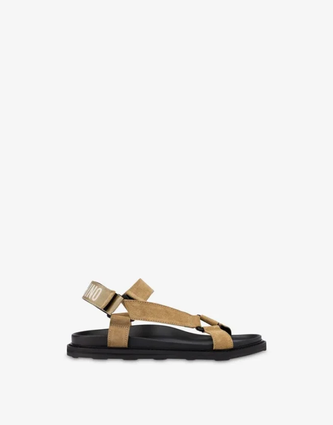 Sandalias deportivas de piel de becerro