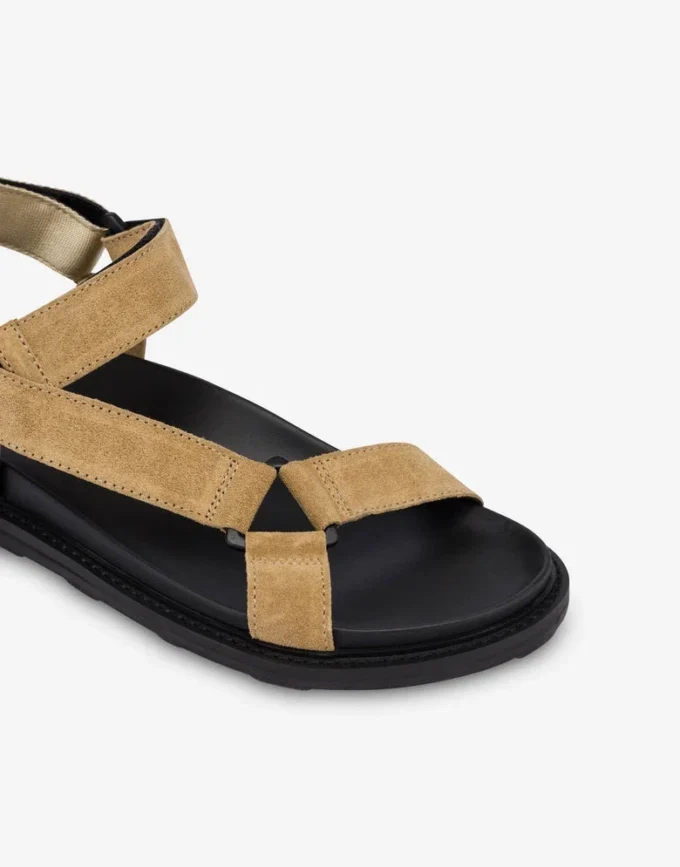 Sandalias deportivas de piel de becerro