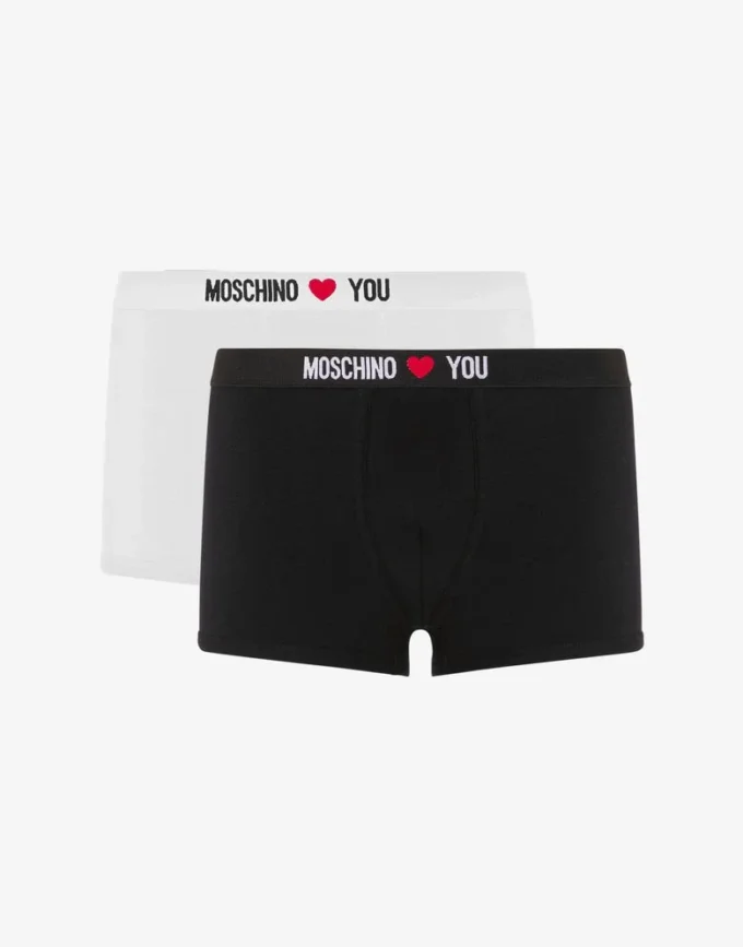 Set de 2 boxers de jersey elástico My Valentine