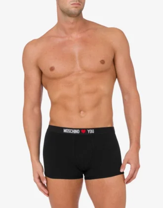 Set de 2 boxers de jersey elástico My Valentine