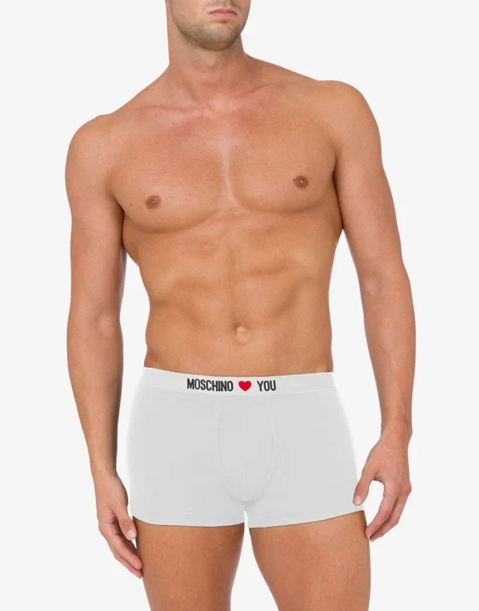 Set de 2 boxers de jersey elástico My Valentine
