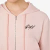 Sudadera corta de algodón bordada Sudadera corta de algodón bordada