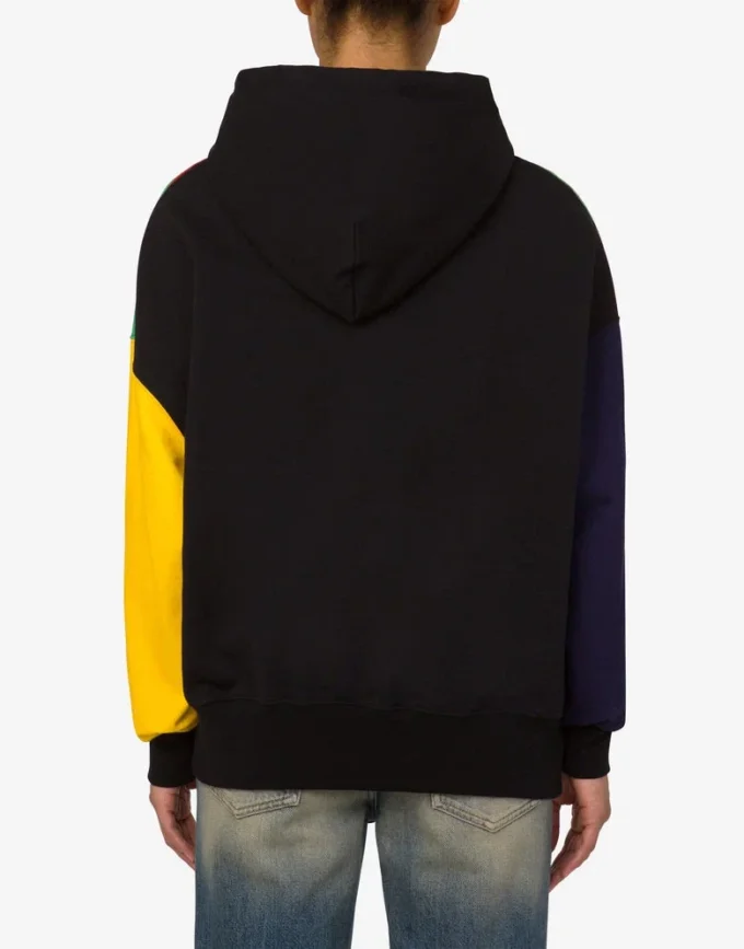 Sudadera de algodón estampada