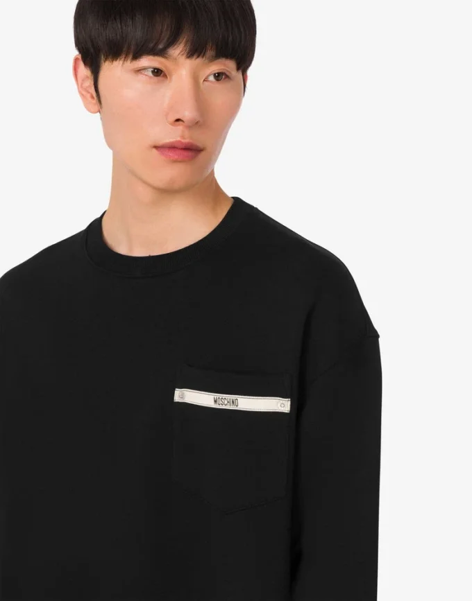 Sudadera de algodón orgánico bordada Sudadera de algodón orgánico bordada