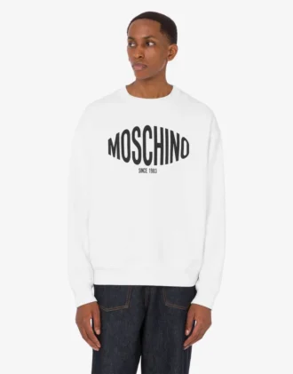 Sudadera de algodón orgánico estampada