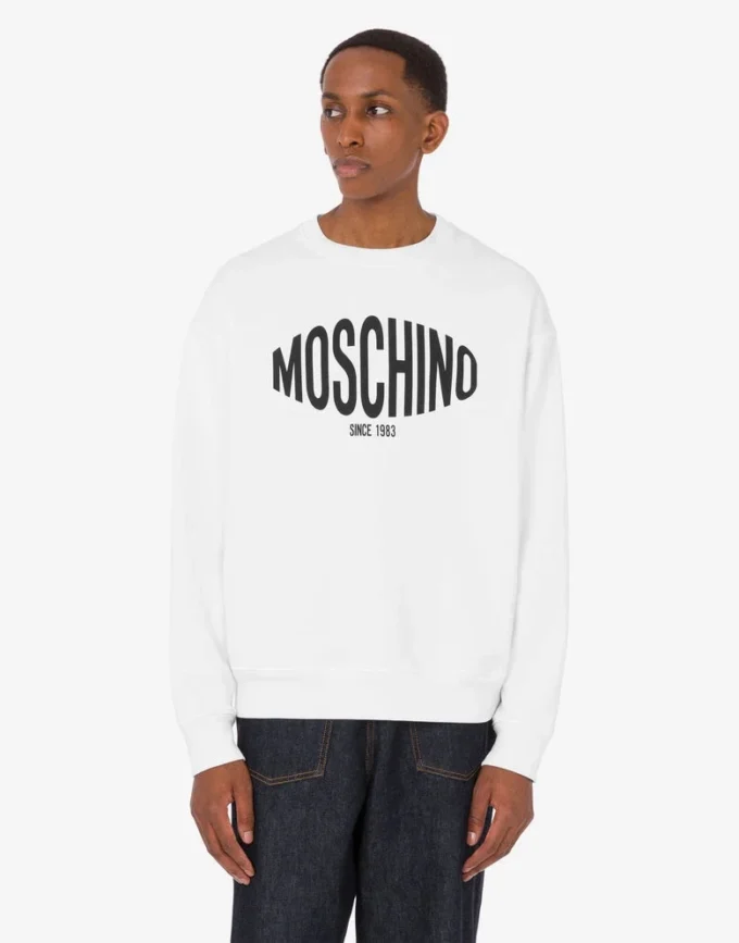 Sudadera de algodón orgánico estampada