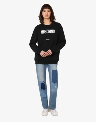 Sudadera de algodón orgánico estampada
