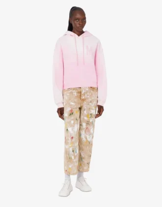 Sudadera de algodón orgánico estampada