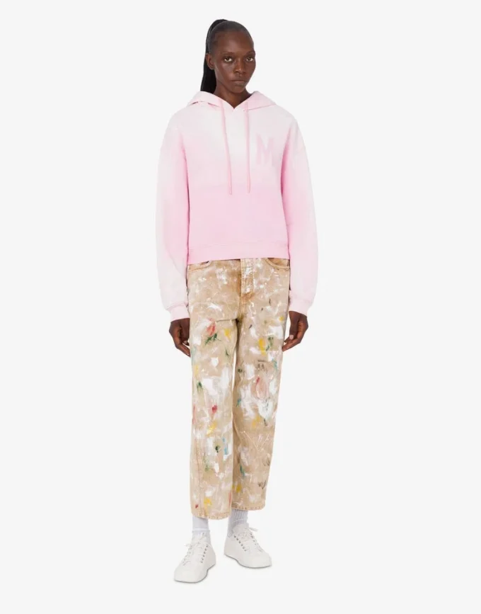 Sudadera de algodón orgánico estampada Sudadera de algodón orgánico estampada