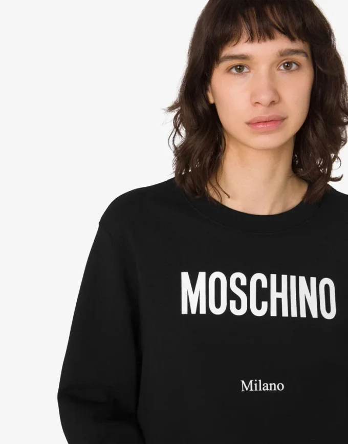 Sudadera de algodón orgánico estampada