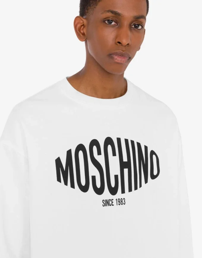 Sudadera de algodón orgánico estampada
