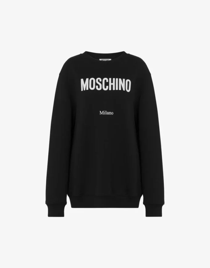 Sudadera de algodón orgánico estampada