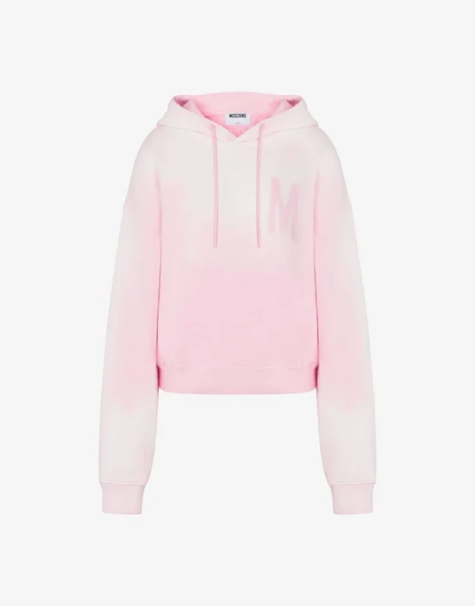 Sudadera de algodón orgánico estampada Sudadera de algodón orgánico estampada
