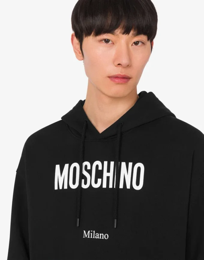 Sudadera de algodón orgánico estampada Sudadera de algodón orgánico estampada