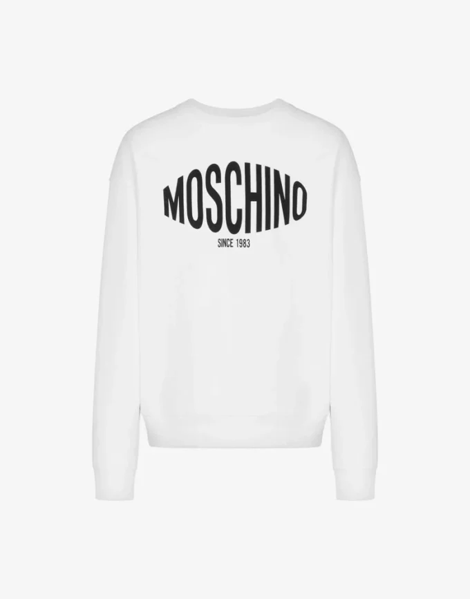 Sudadera de algodón orgánico estampada
