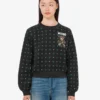 Sudadera de algodón orgánico Moschino Teddy Bear Sudadera de algodón orgánico Moschino Teddy Bear