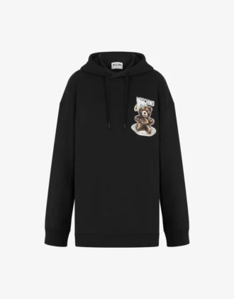 Sudadera de algodón orgánico Moschino Teddy Bear
