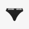 Tanga con banda elástica con logotipo