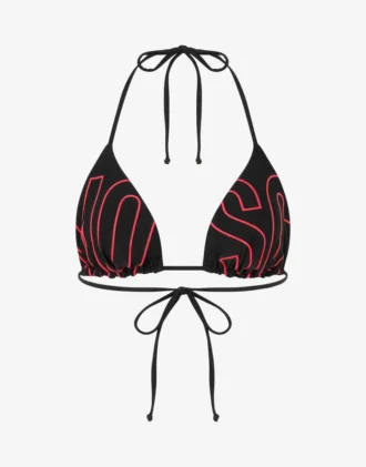 Top de bikini de lycra estampado Top de bikini de lycra estampado