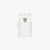 Top de jersey de algodón elástico Moschino Teddy Bear