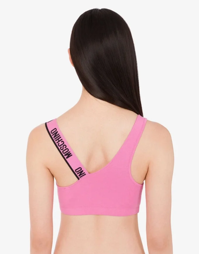 Top deportivo de jersey de algodón elástico