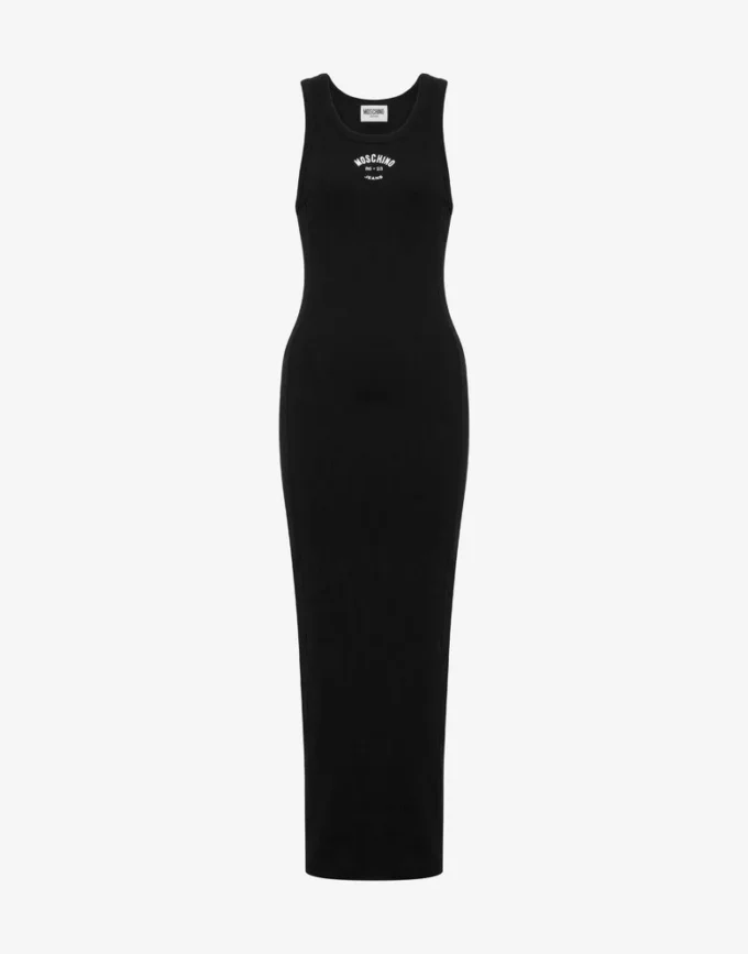 Vestido de algodón elástico