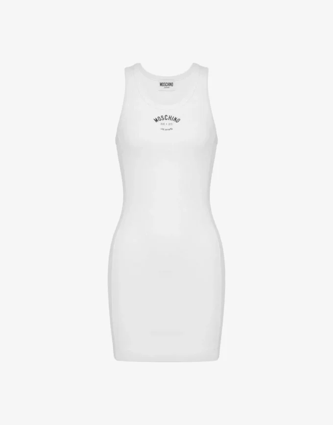 Vestido de algodón elástico