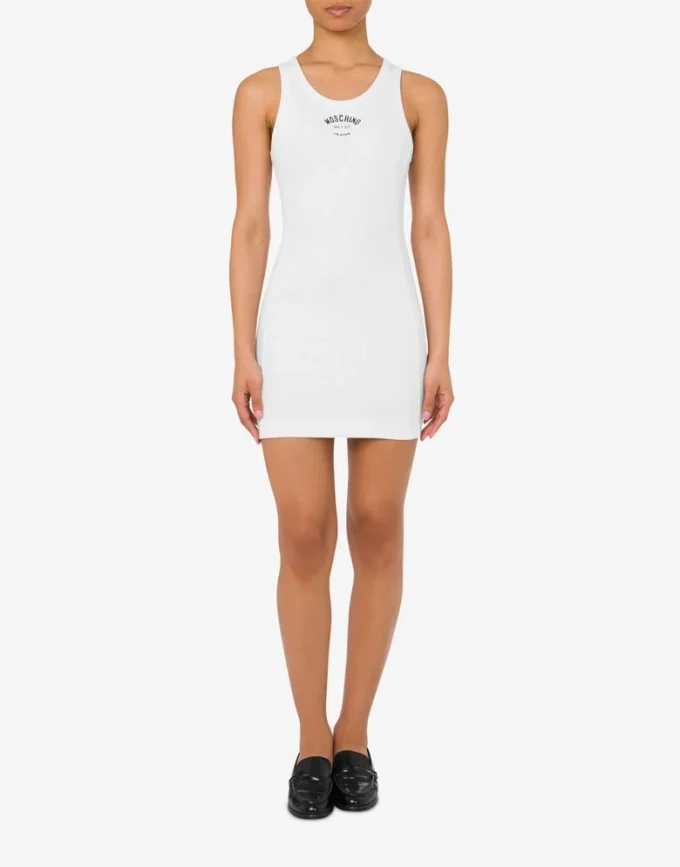 Vestido de algodón elástico