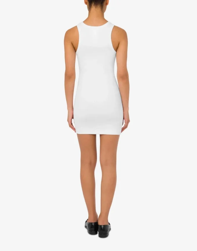 Vestido de algodón elástico