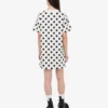 Vestido de algodón grueso con estampado de ositos de peluche Moschino
