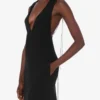 Vestido de crepé elástico con adornos Vestido de crepé elástico con adornos