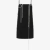 Vestido de crepé elástico con adornos Vestido de crepé elástico con adornos