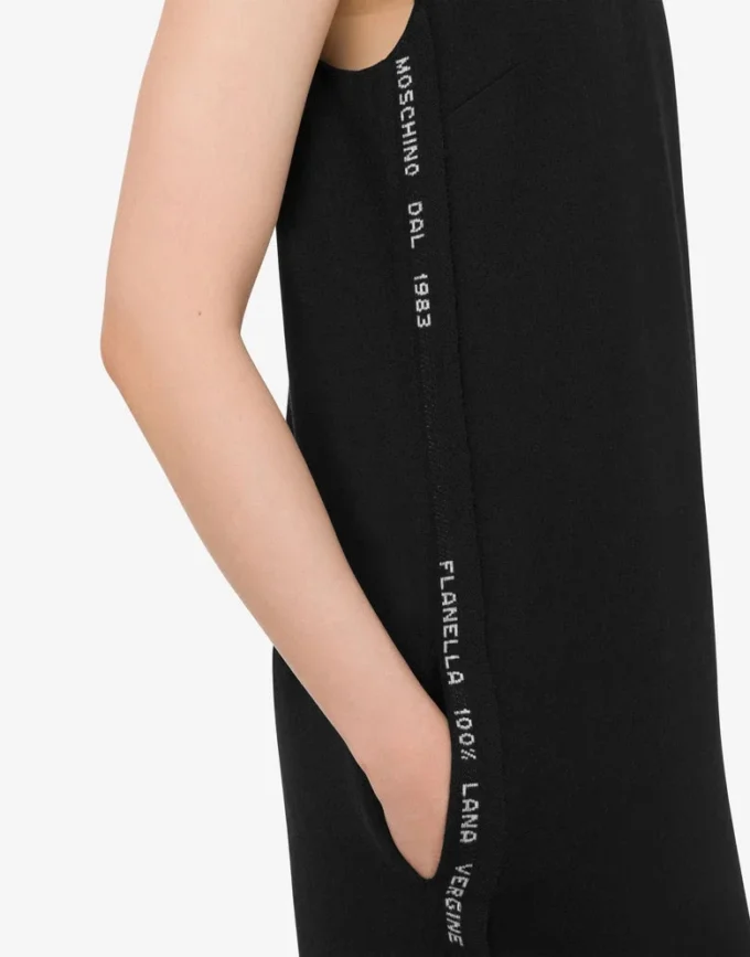 Vestido de franela de lana