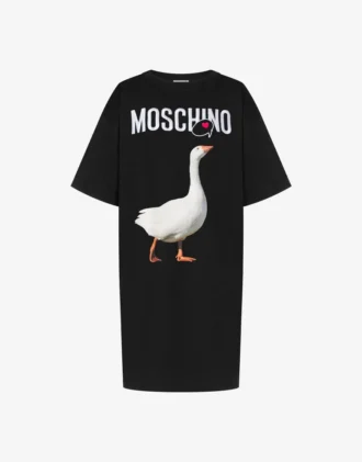 Vestido de jersey de algodón orgánico Goose
