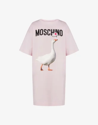 Vestido de jersey de algodón orgánico Goose