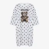 Vestido de jersey de algodón orgánico Moschino Teddy Bear Vestido de jersey de algodón orgánico Moschino Teddy Bear